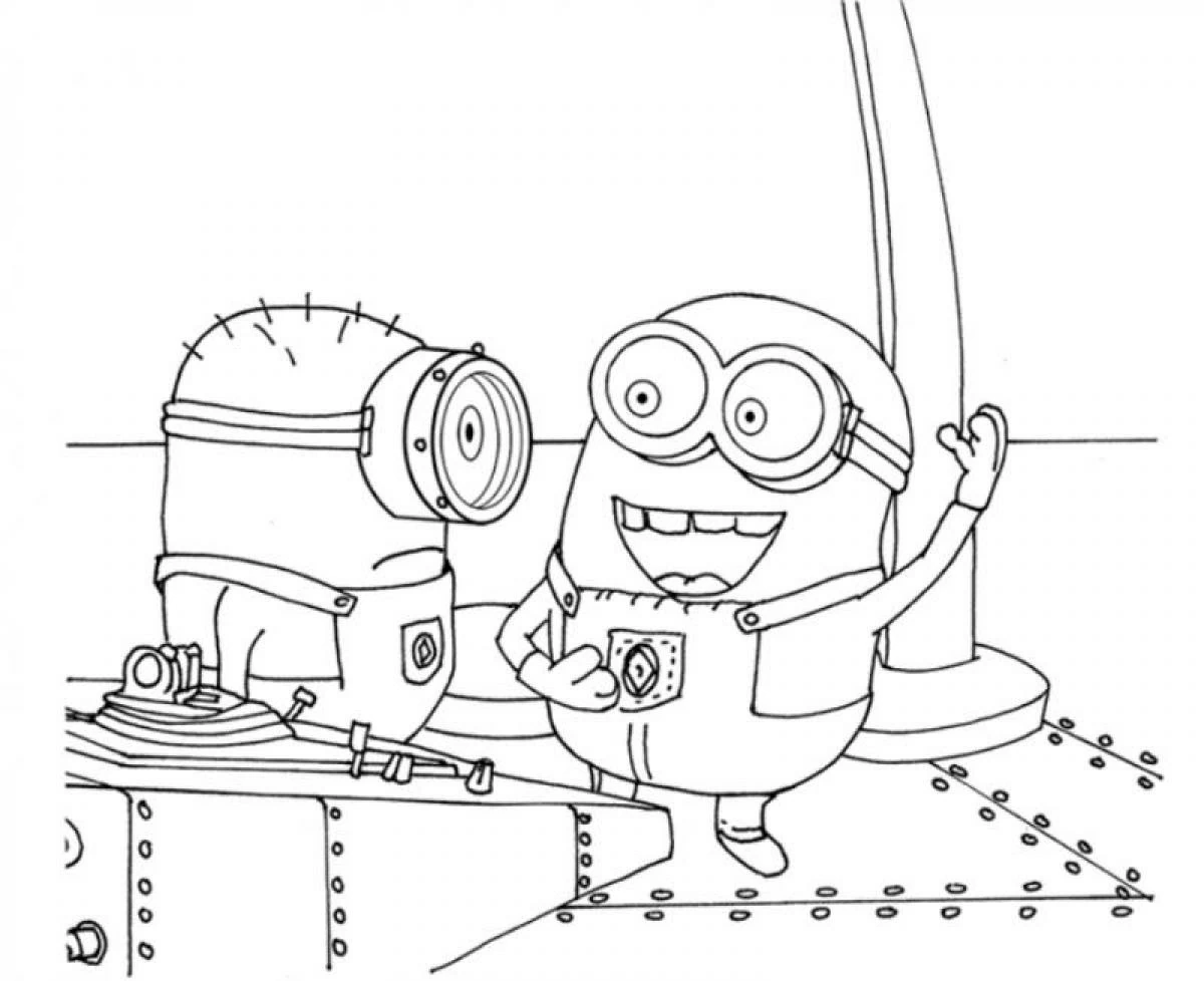 Desenho gratuito Minions #72110 da colecao Filmes de Animação para imprimir