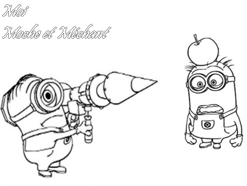 Página para colorir: Minions (Filmes de Animação) #72190 - Páginas para Colorir Imprimíveis Gratuitamente