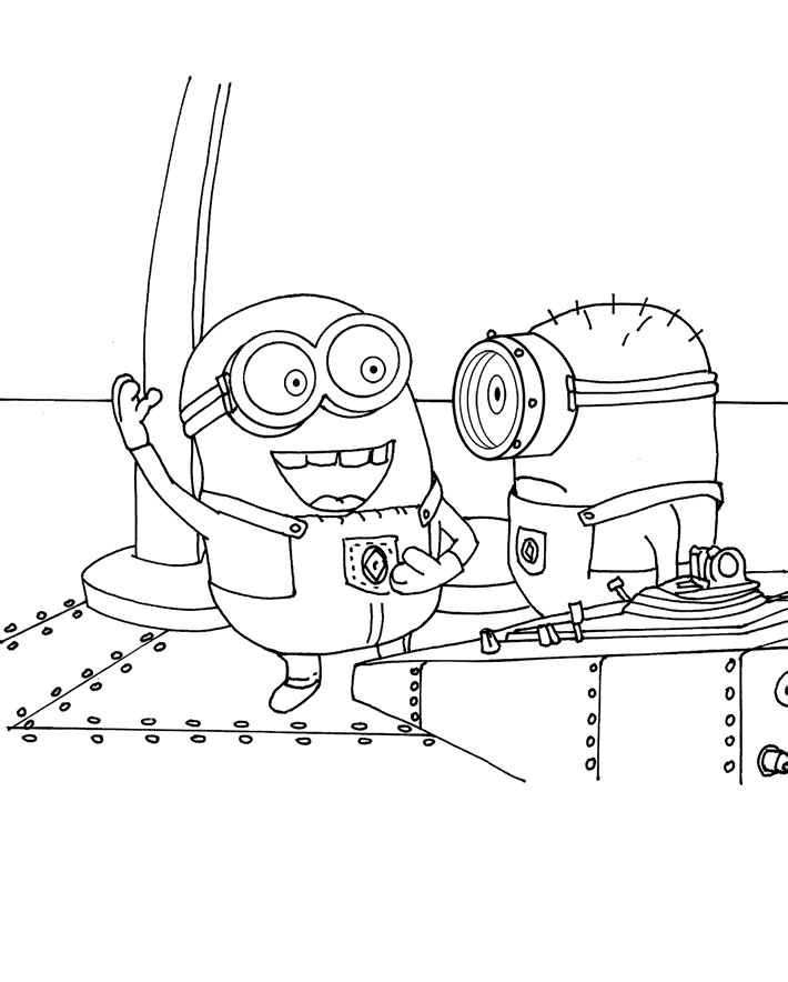 Desenho gratuito Minions #72209 da colecao Filmes de Animação para imprimir