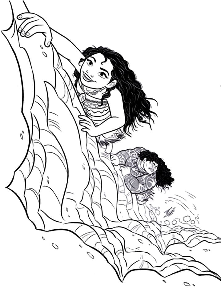 Desenho gratuito Moana #181333 da colecao Filmes de Animação para imprimir