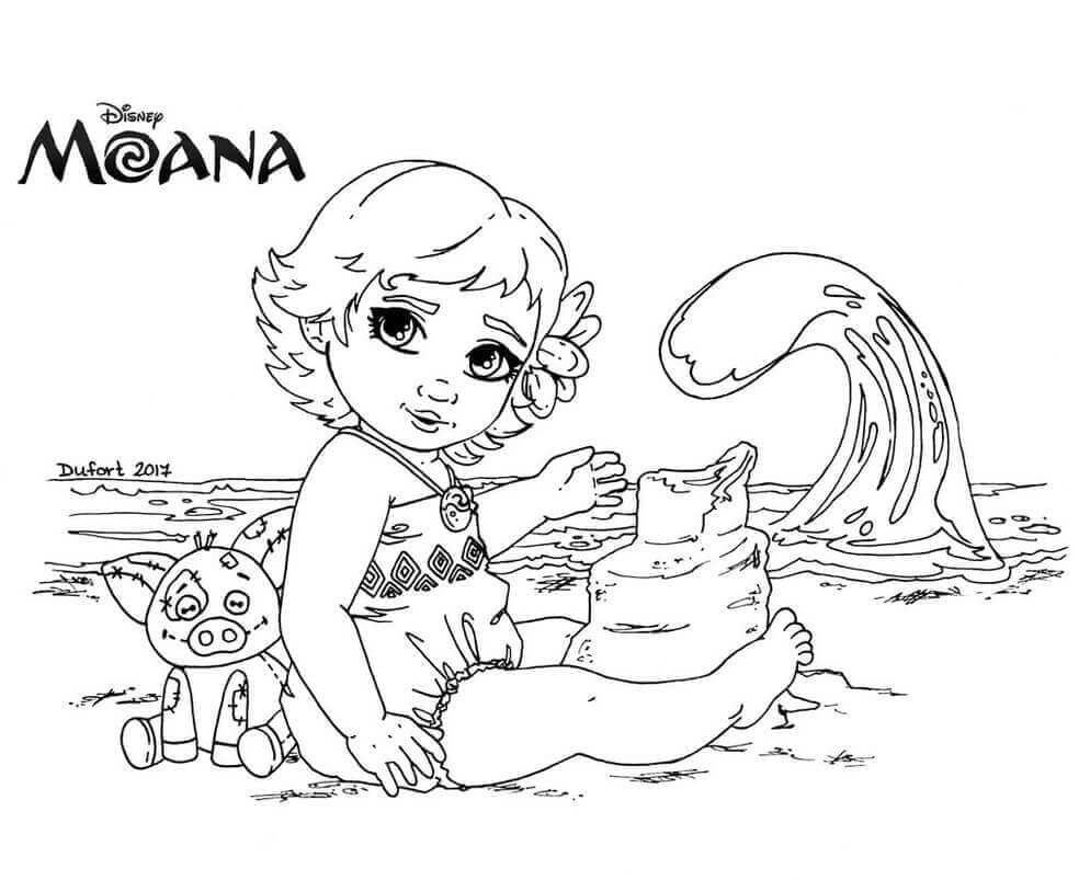 Desenho gratuito Moana #181339 da colecao Filmes de Animação para imprimir