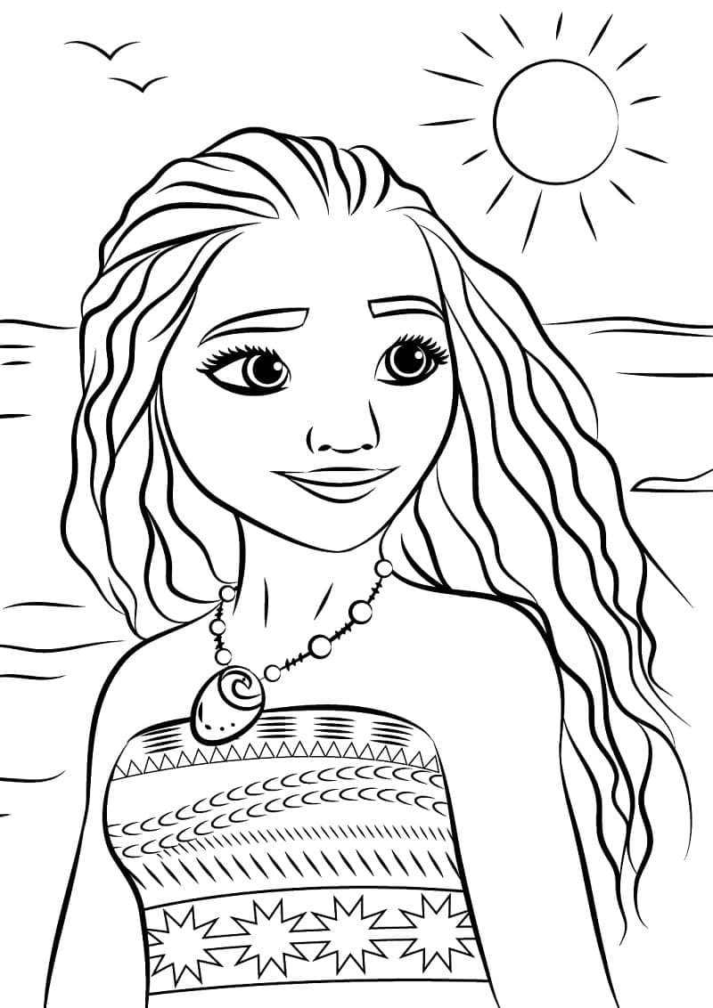 Página para colorir: Moana (Filmes de Animação) #181340 - Páginas para Colorir Imprimíveis Gratuitamente