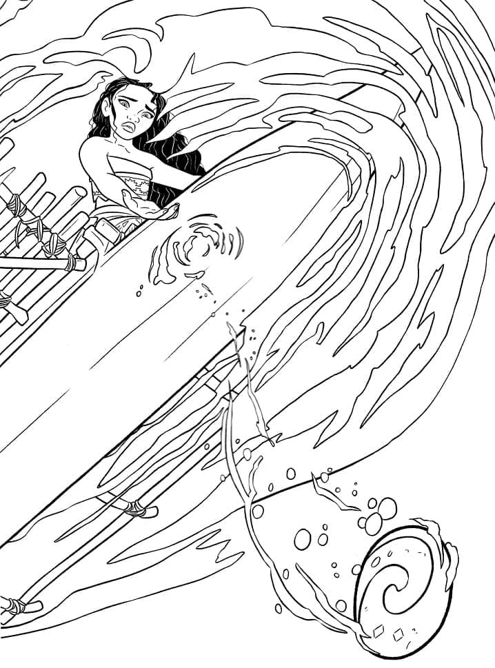 Desenho gratuito Moana #181341 da colecao Filmes de Animação para imprimir