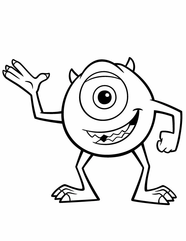 Desenho gratuito Monsters Inc. #132330 da colecao Filmes de Animação para imprimir