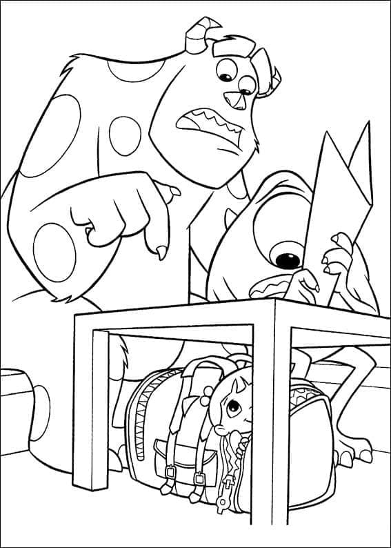 Desenho gratuito Monsters Inc. #198369 da colecao Filmes de Animação para imprimir
