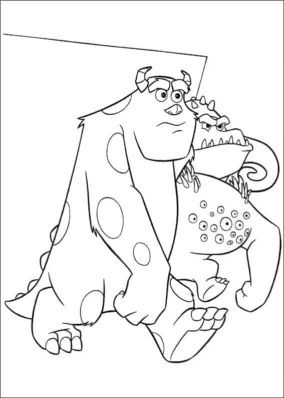 Desenho gratuito Monsters Inc. #198378 da colecao Filmes de Animação para imprimir