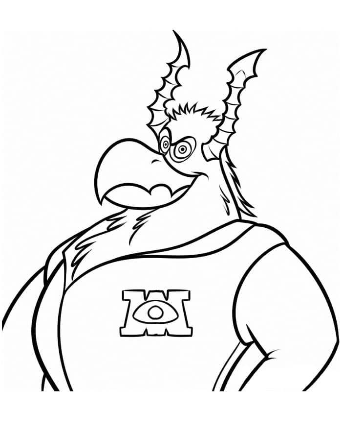 Desenho gratuito Monsters University #206368 da colecao Filmes de Animação para imprimir