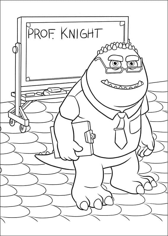 Desenho gratuito Monsters University #206395 da colecao Filmes de Animação para imprimir
