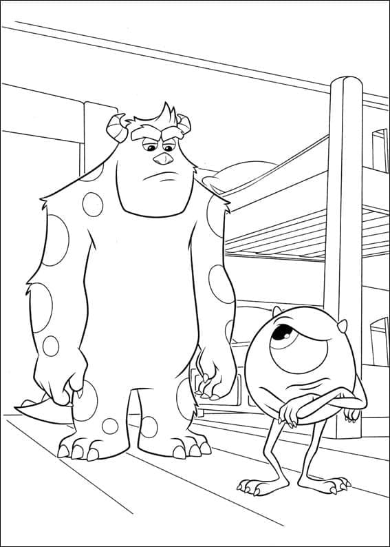 Desenho gratuito Monsters University #206400 da colecao Filmes de Animação para imprimir