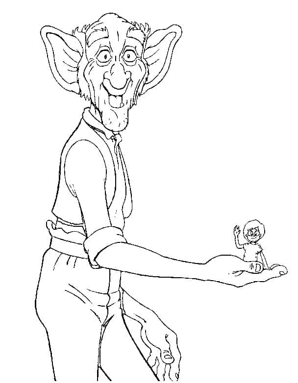 Página para colorir: O Bom Gigante Amigo (Filmes de Animação) #206056 - Páginas para Colorir Imprimíveis Gratuitamente