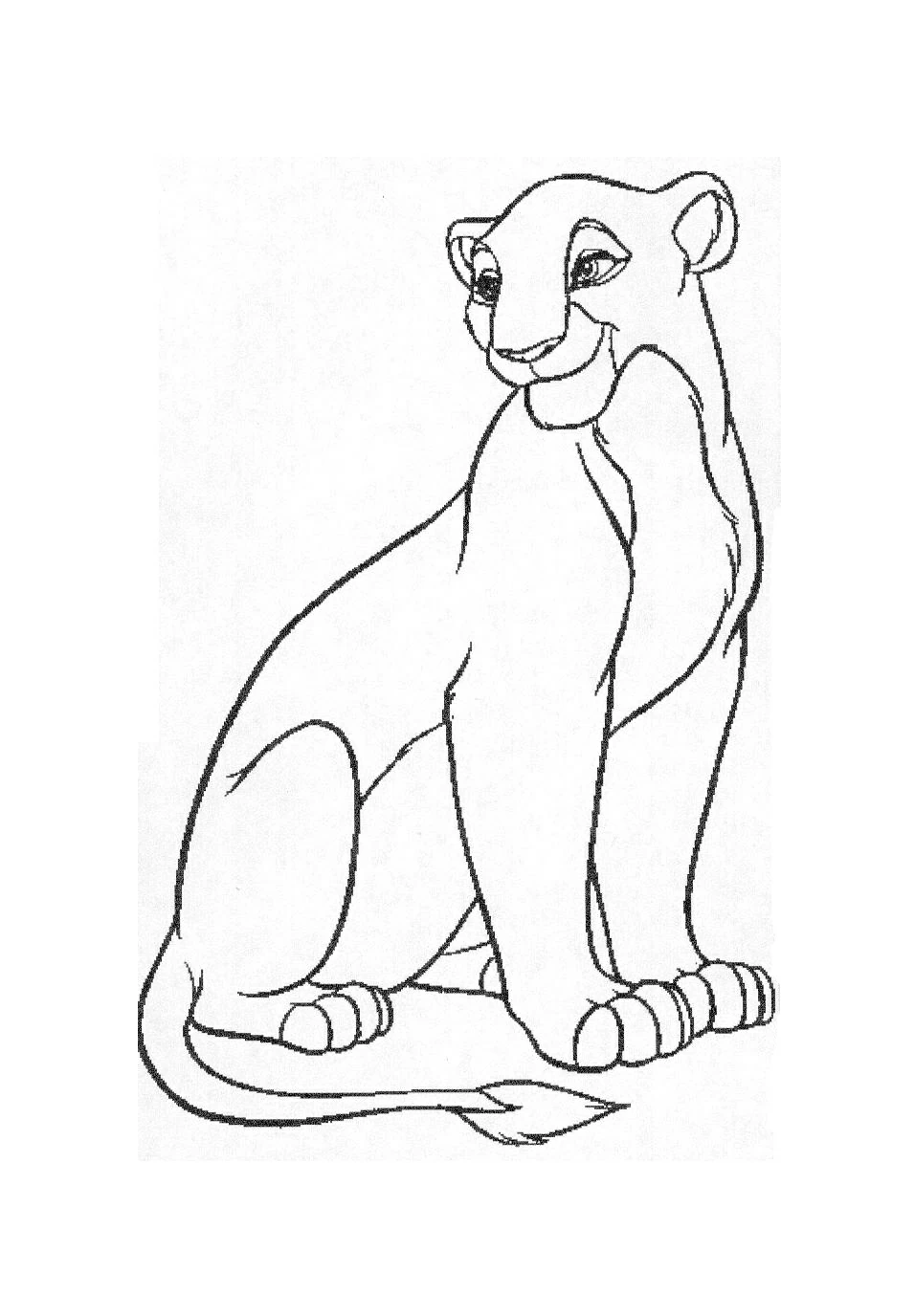 Desenho gratuito O Rei Leão #73844 da colecao Filmes de Animação para imprimir