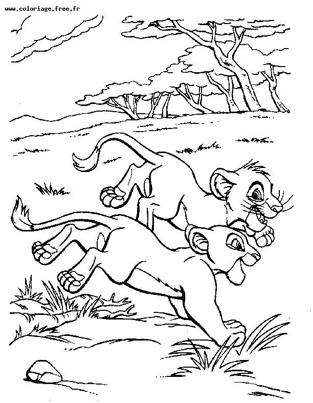 Desenho gratuito O Rei Leão #73875 da colecao Filmes de Animação para imprimir