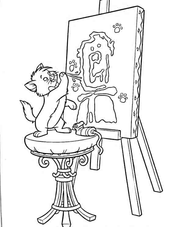 Desenho gratuito Os Aristogatos #26932 da colecao Filmes de Animação para imprimir