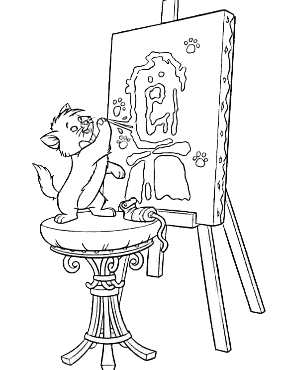 Desenho gratuito Os Aristogatos #26985 da colecao Filmes de Animação para imprimir