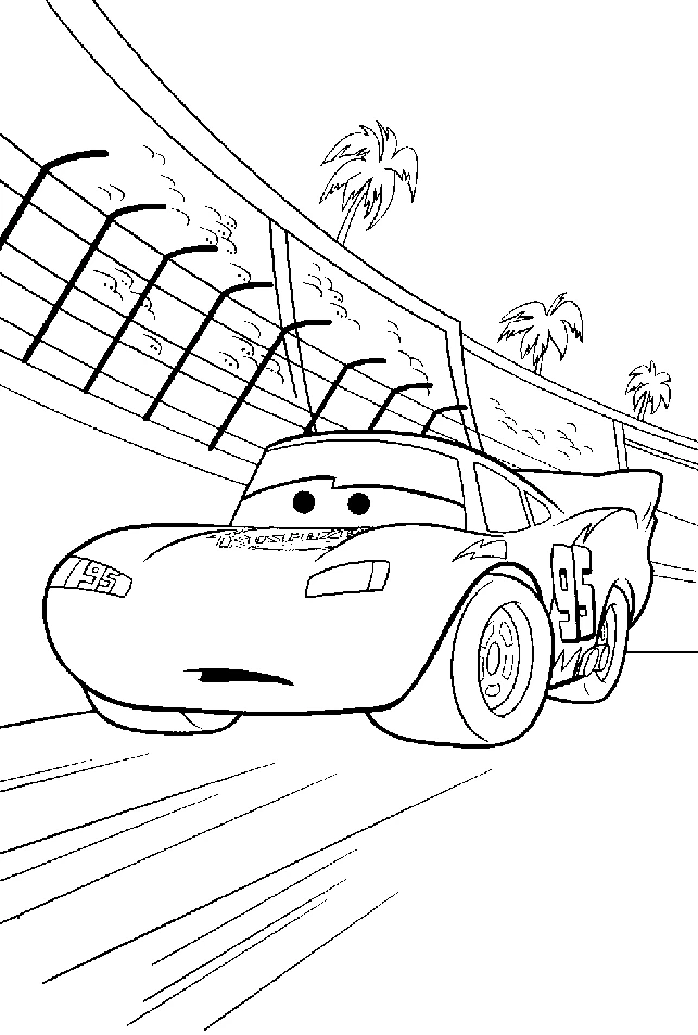 Desenho imprimível de Os Bagnoles (Cars) #132570 para colorir, pertence à coleção Filmes de Animação