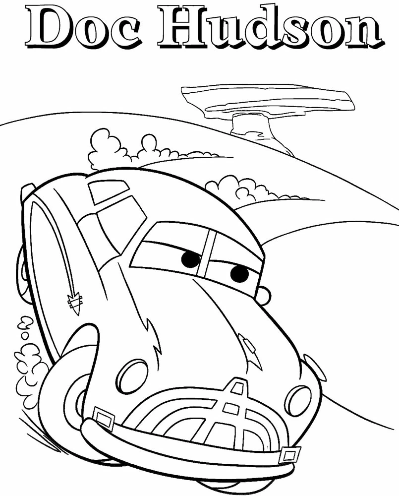 Desenho gratuito Os Bagnoles (Cars) #132579 da colecao Filmes de Animação para imprimir