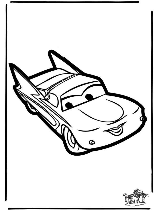 Desenho gratuito Os Bagnoles (Cars) #132589 da colecao Filmes de Animação para imprimir