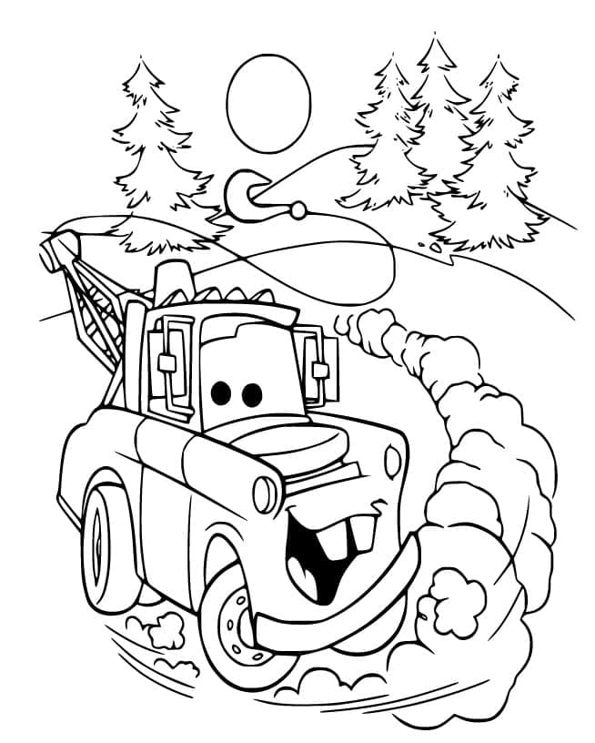 Desenho grátis de Os Bagnoles (Cars) #199871 para crianças e adultos, coleção Filmes de Animação