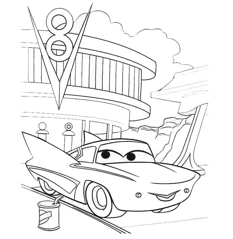 Desenho gratuito Os Bagnoles (Cars) #199889 da colecao Filmes de Animação para imprimir