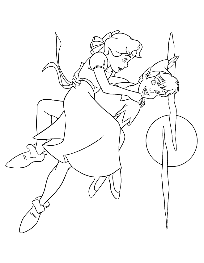 Página para colorir: Peter Pan (Filmes de Animação) #128857 - Páginas para Colorir Imprimíveis Gratuitamente
