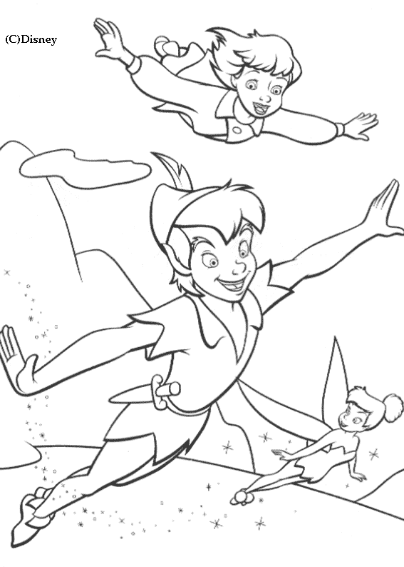 Página para colorir: Peter Pan (Filmes de Animação) #129026 - Páginas para Colorir Imprimíveis Gratuitamente