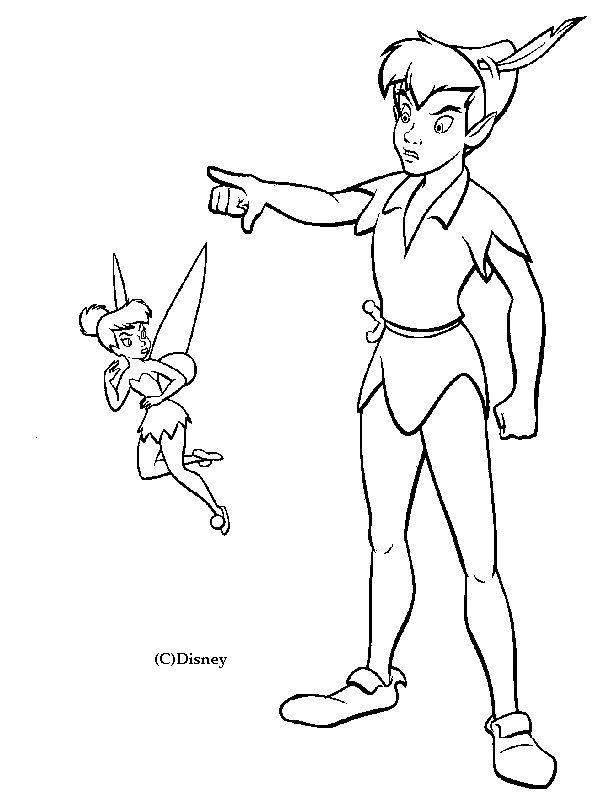Página para colorir: Peter Pan (Filmes de Animação) #129051 - Páginas para Colorir Imprimíveis Gratuitamente