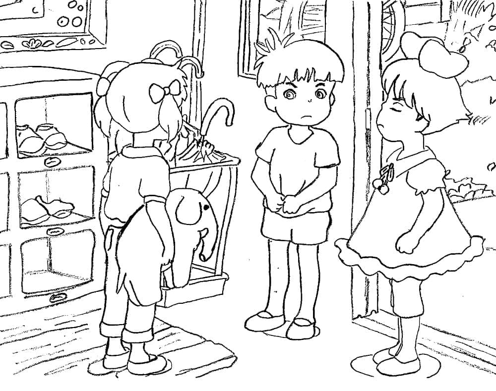 Desenho grátis de Ponyo #196839 para crianças e adultos, coleção Filmes de Animação Desenho grátis de Ponyo #196839 para crianças e adultos, coleção Filmes de Animação