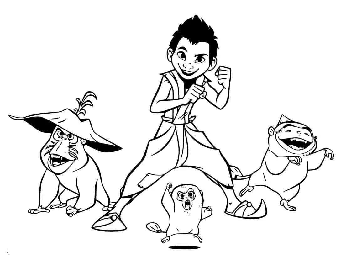 Desenho gratuito Raya e the Last Dragon #178957 da colecao Filmes de Animação para imprimir