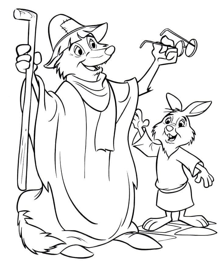 Desenho gratuito Robin Hood #187001 da colecao Filmes de Animação para imprimir