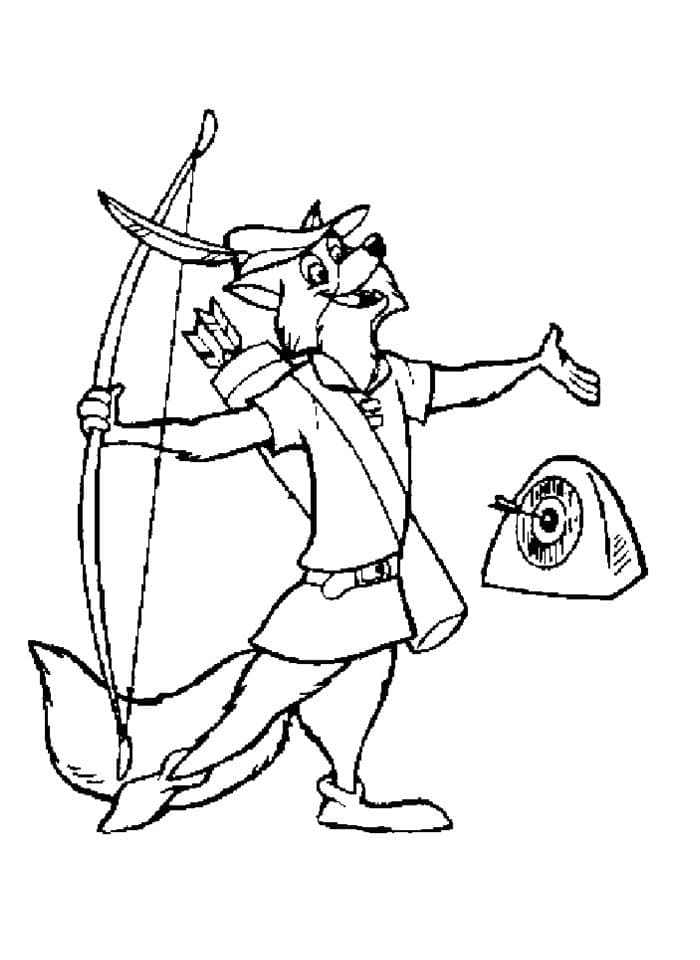 Desenho gratuito Robin Hood #187030 da colecao Filmes de Animação para imprimir