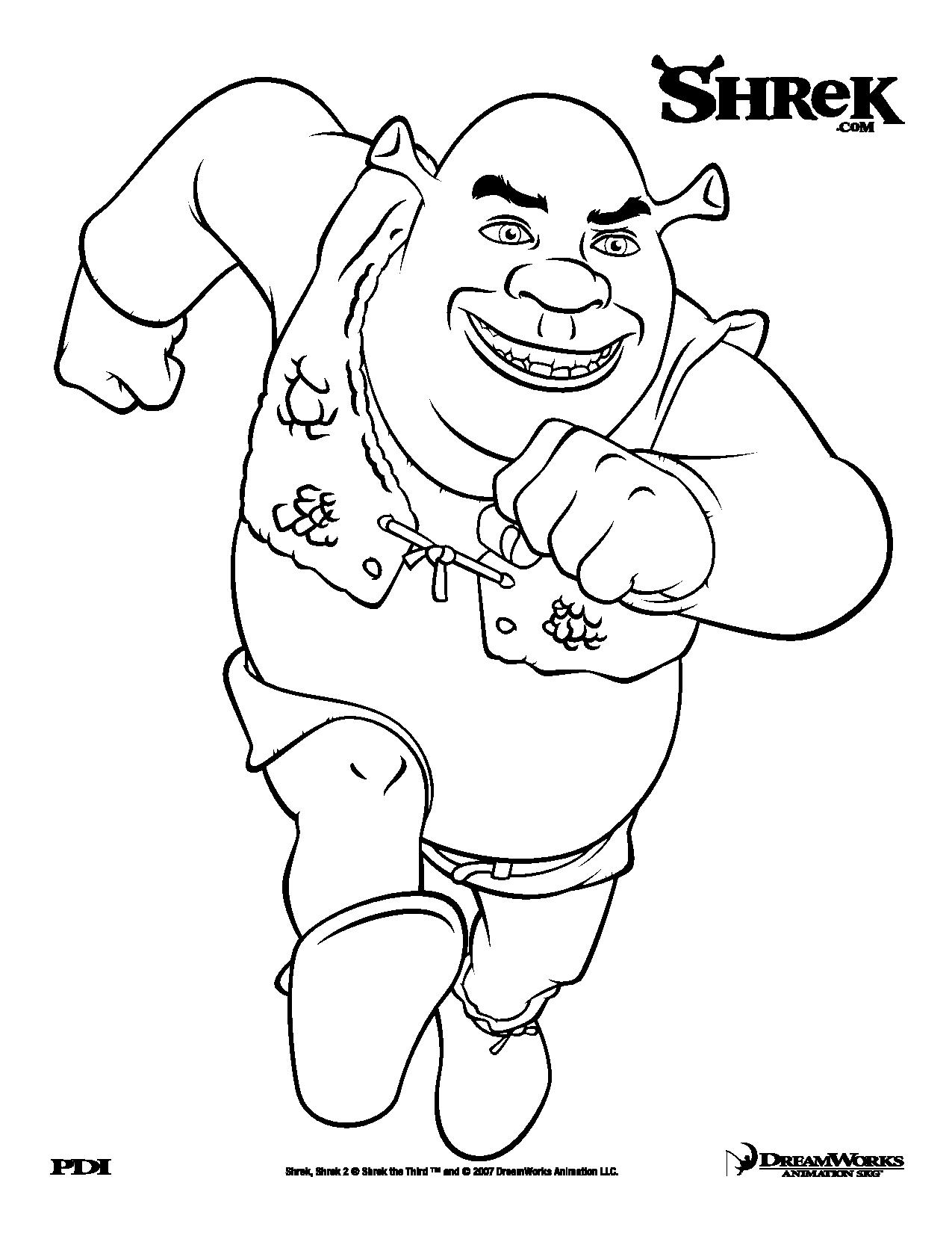 Desenho gratuito Shrek #115074 da colecao Filmes de Animação para imprimir Desenho gratuito Shrek #115074 da colecao Filmes de Animação para imprimir