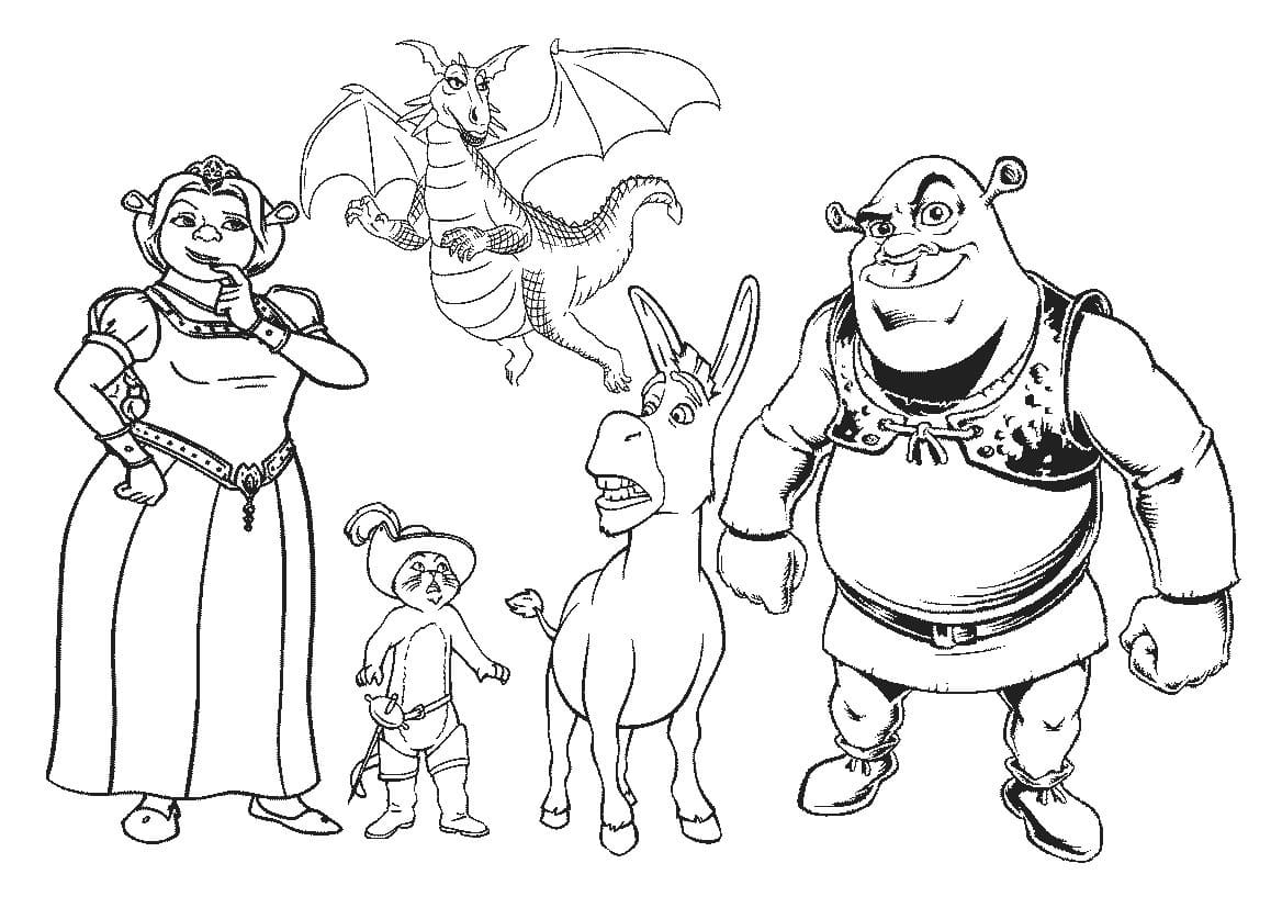 Desenho gratuito Shrek #198294 da colecao Filmes de Animação para imprimir