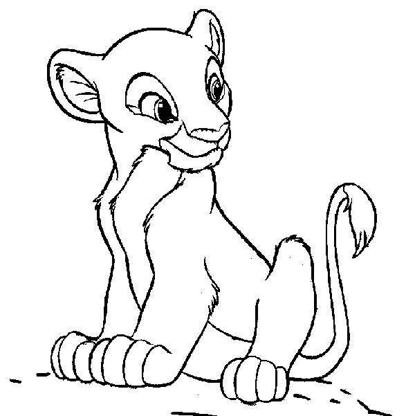 Desenho gratuito Simba #170031 da colecao Filmes de Animação para imprimir