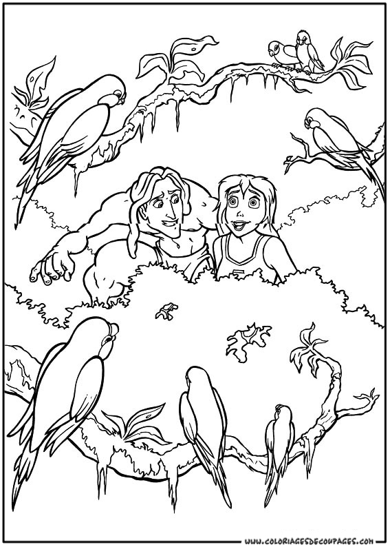Desenho gratuito Tarzan #131111 da colecao Filmes de Animação para imprimir
