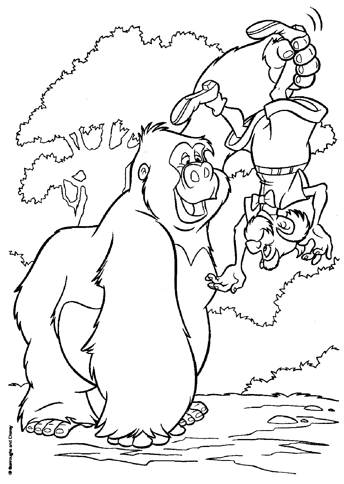 Desenho gratuito Tarzan #131163 da colecao Filmes de Animação para imprimir