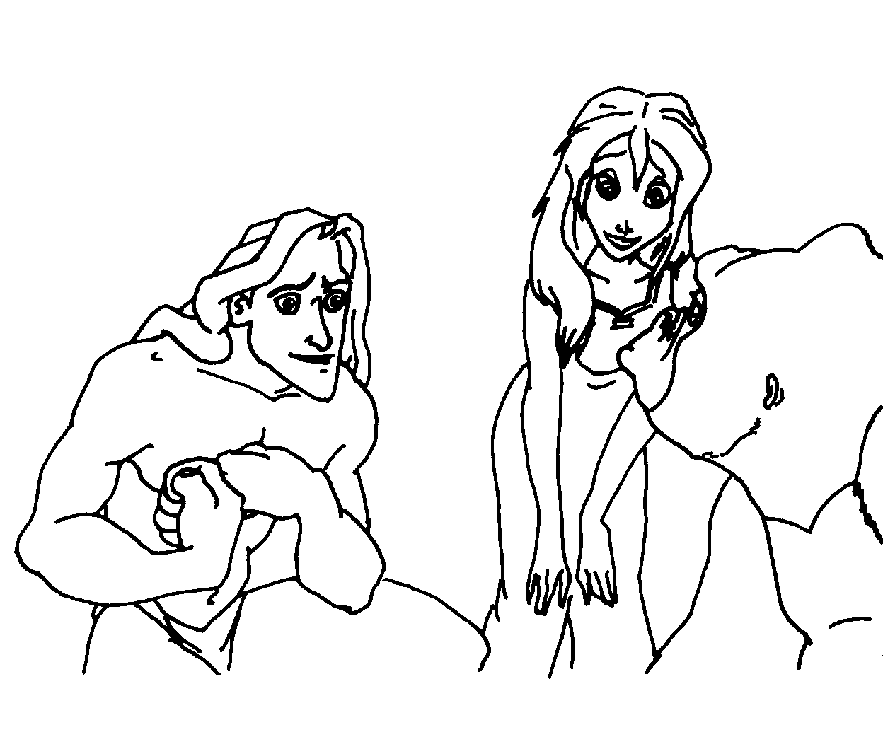 Desenho gratuito Tarzan #131175 da colecao Filmes de Animação para imprimir