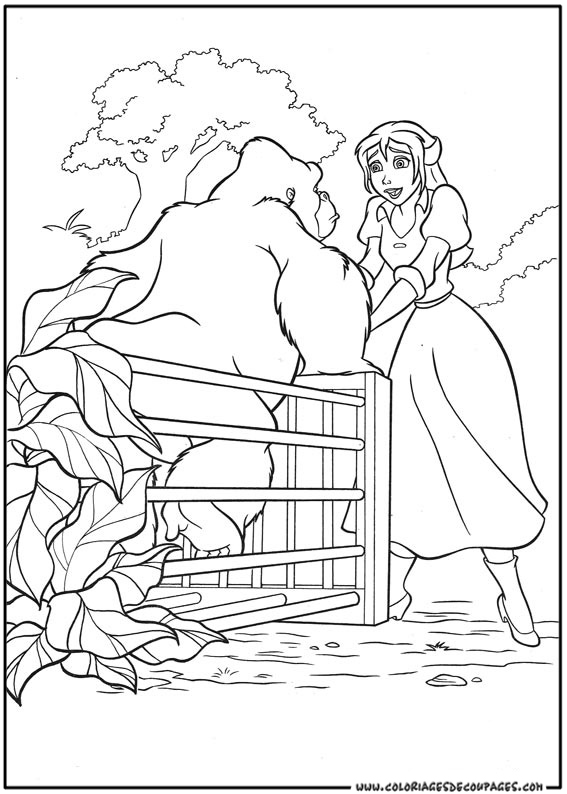 Desenho gratuito Tarzan #131242 da colecao Filmes de Animação para imprimir