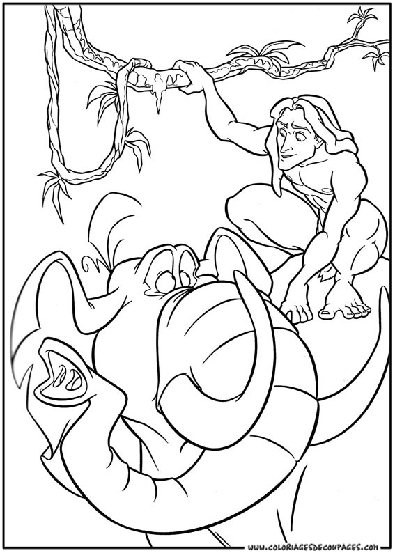 Desenho gratuito Tarzan #131316 da colecao Filmes de Animação para imprimir Desenho gratuito Tarzan #131316 da colecao Filmes de Animação para imprimir