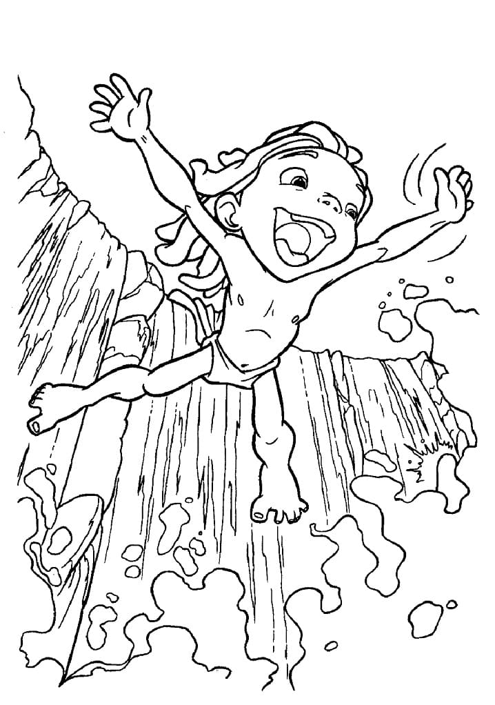 Desenho gratuito Tarzan #198707 da colecao Filmes de Animação para imprimir