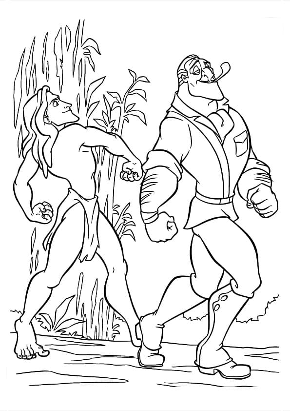Desenho gratuito Tarzan #198724 da colecao Filmes de Animação para imprimir