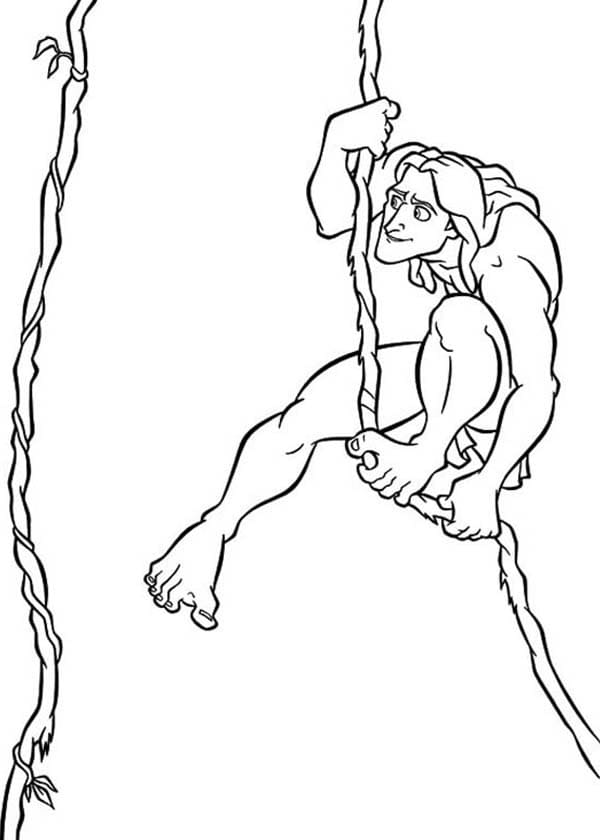 Desenho gratuito Tarzan #198734 da colecao Filmes de Animação para imprimir