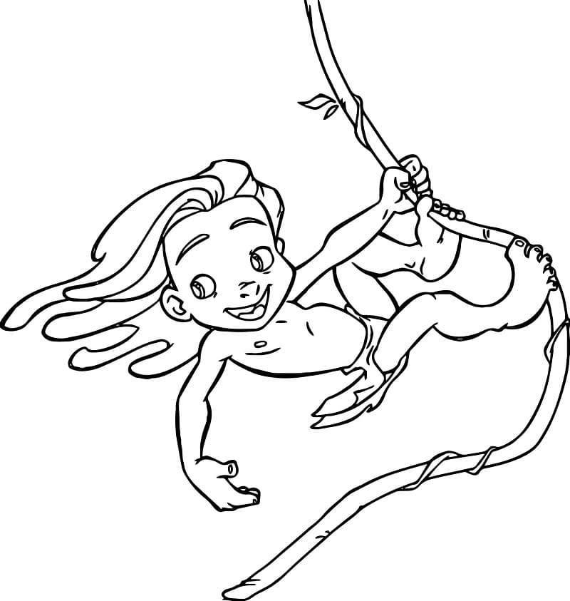 Desenho gratuito Tarzan #198738 da colecao Filmes de Animação para imprimir