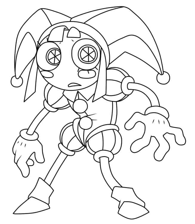 Página para colorir: The Amazing Digital Circus (Filmes de Animação) #213693 - Páginas para Colorir Imprimíveis Gratuitamente