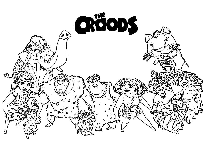 Desenho gratuito The Croods #205784 da colecao Filmes de Animação para imprimir