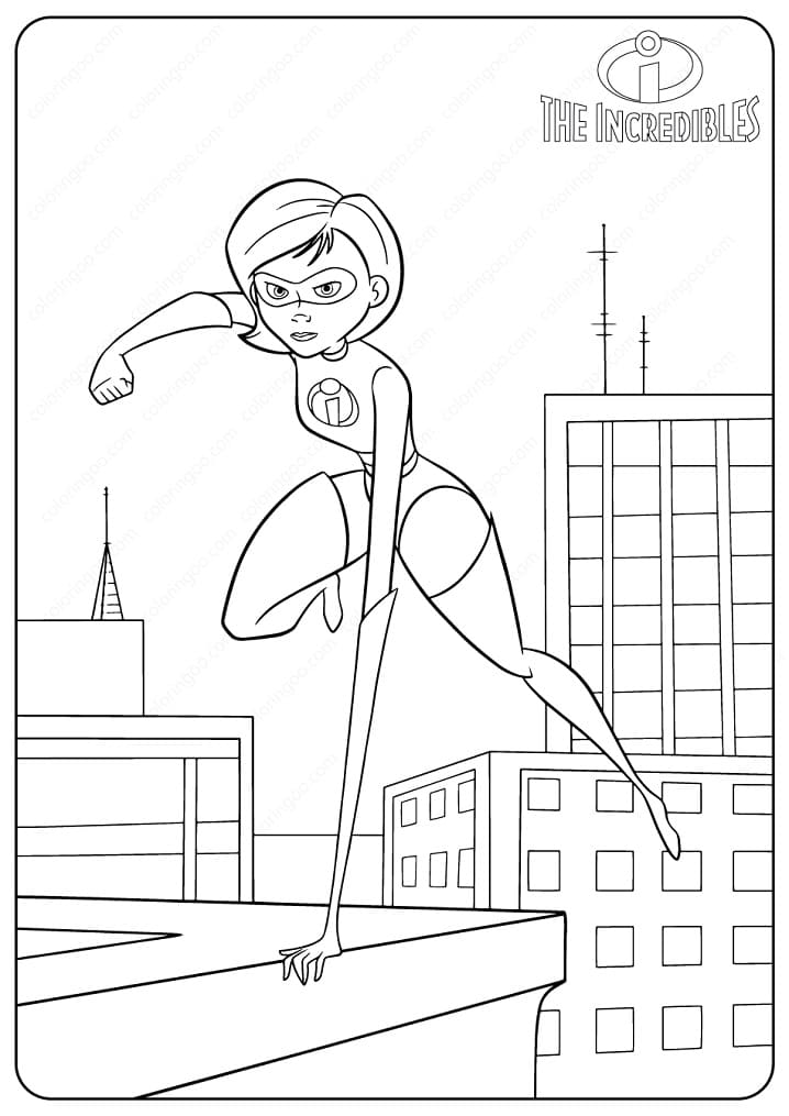 Desenho gratuito The Incredibles #179708 da colecao Filmes de Animação para imprimir