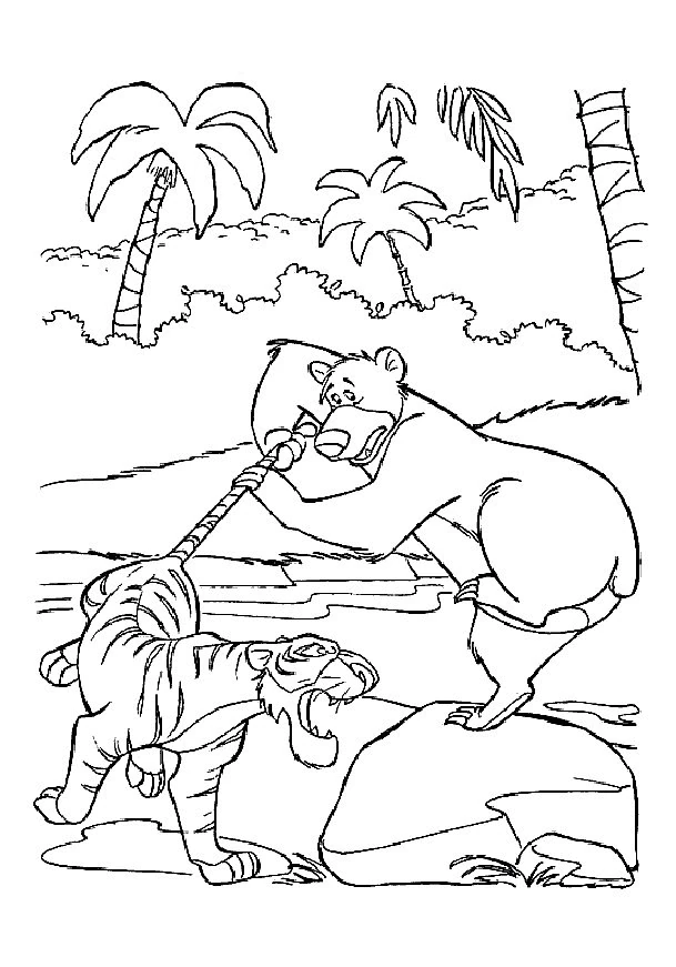 Imagem para colorir de The Jungle Book #130117 da nossa coleção Filmes de Animação, fácil de imprimir Imagem para colorir de The Jungle Book #130117 da nossa coleção Filmes de Animação, fácil de imprimir