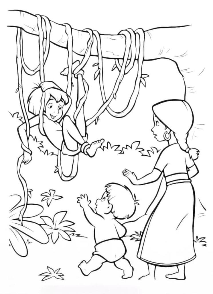 Desenho gratuito The Jungle Book #202997 da colecao Filmes de Animação para imprimir