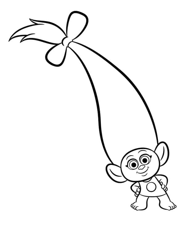 Ilustração de The Trolls #191458 para colorir, parte da coleção Filmes de Animação