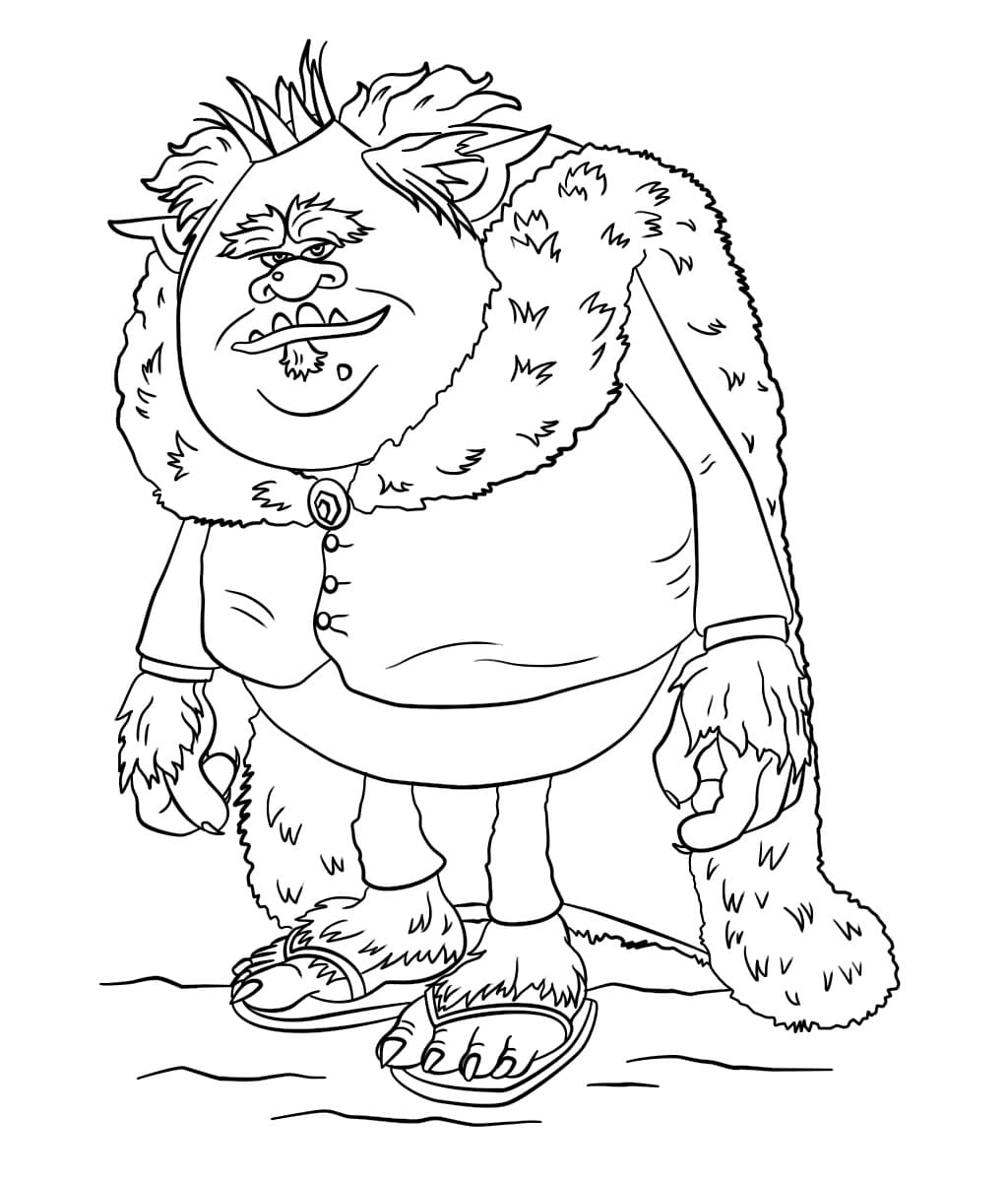 Desenho gratuito The Trolls #191460 da colecao Filmes de Animação para imprimir