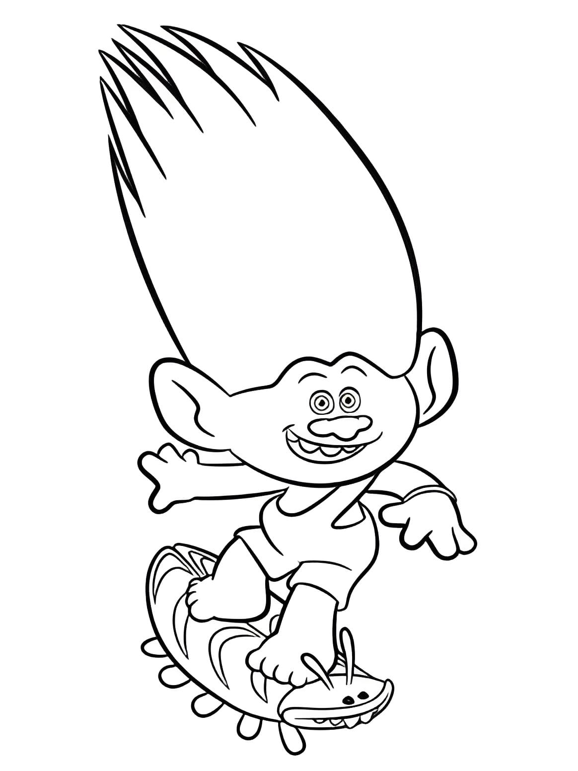 Desenho gratuito The Trolls #191461 da colecao Filmes de Animação para imprimir